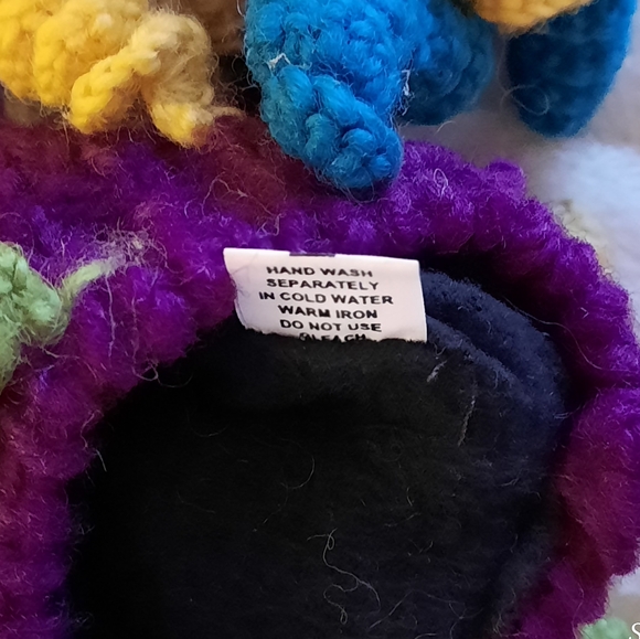 PUPPET MITS 100% Wool Knit, Nepal, Adult Size - Picture 5 of 5